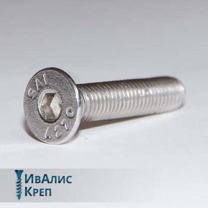 винт потайной