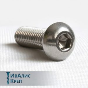 винт с полукруглой головкой